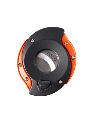 HASO Cigar Accessories HASO - Taiji Cigar Cutter - Black and Orange