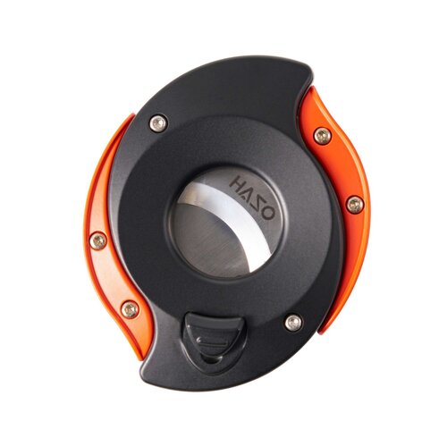 HASO Cigar Accessories HASO - Taiji Cigar Cutter - Black and Orange