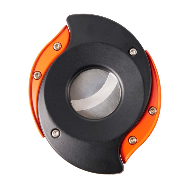 HASO Cigar Accessories HASO - Taiji Cigar Cutter - Black and Orange