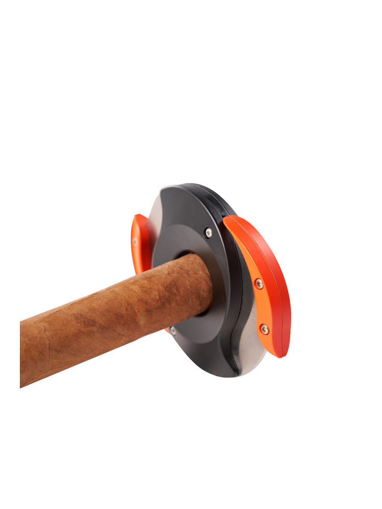 HASO Cigar Accessories HASO - Taiji Cigar Cutter - Black and Orange