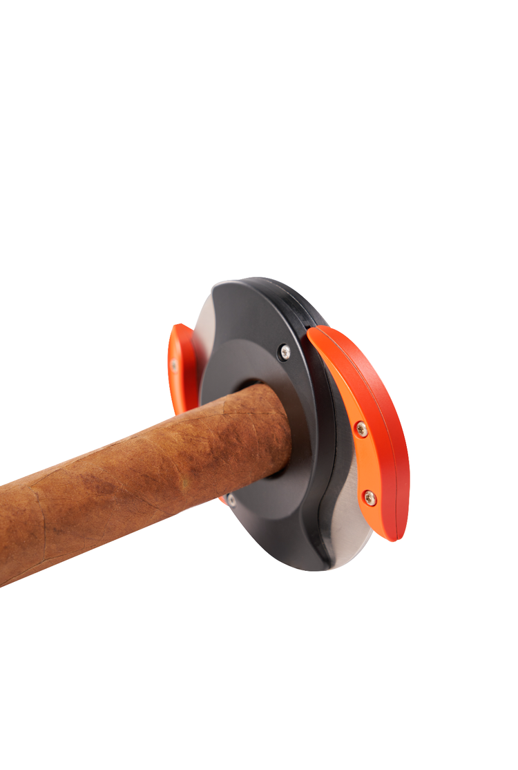 HASO Cigar Accessories HASO - Taiji Cigar Cutter - Black and Orange