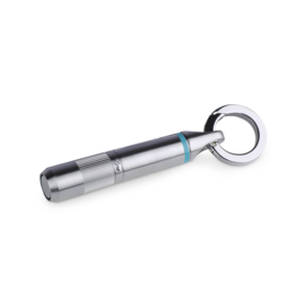 Zino Cigar Accessories Zino Z9 Cigar Punch Cutter - Chrome and Cyan