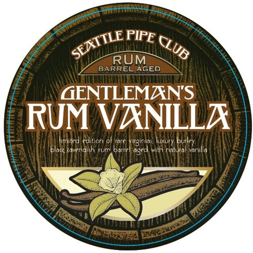 Seattle Pipe Club SPC Pipe Tobacco - Gentleman’s Rum Vanilla 2 oz.