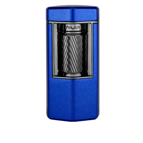 Xikar XIKAR Meridian Flint Lighter - Blue and Gunmetal