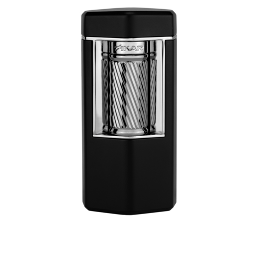Xikar XIKAR Meridian Flint Lighter - Black Matte and Gunmetal
