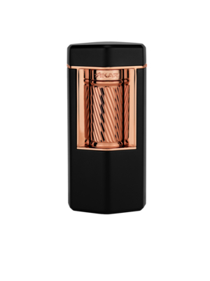 Xikar XIKAR Meridian Flint Lighter - Black Matte and Rose Gold