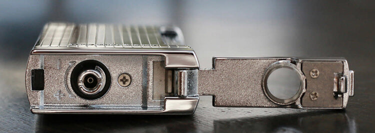 Prometheus Accessories Prometheus Ultimo X Lighter - Chrome Vertical Lines