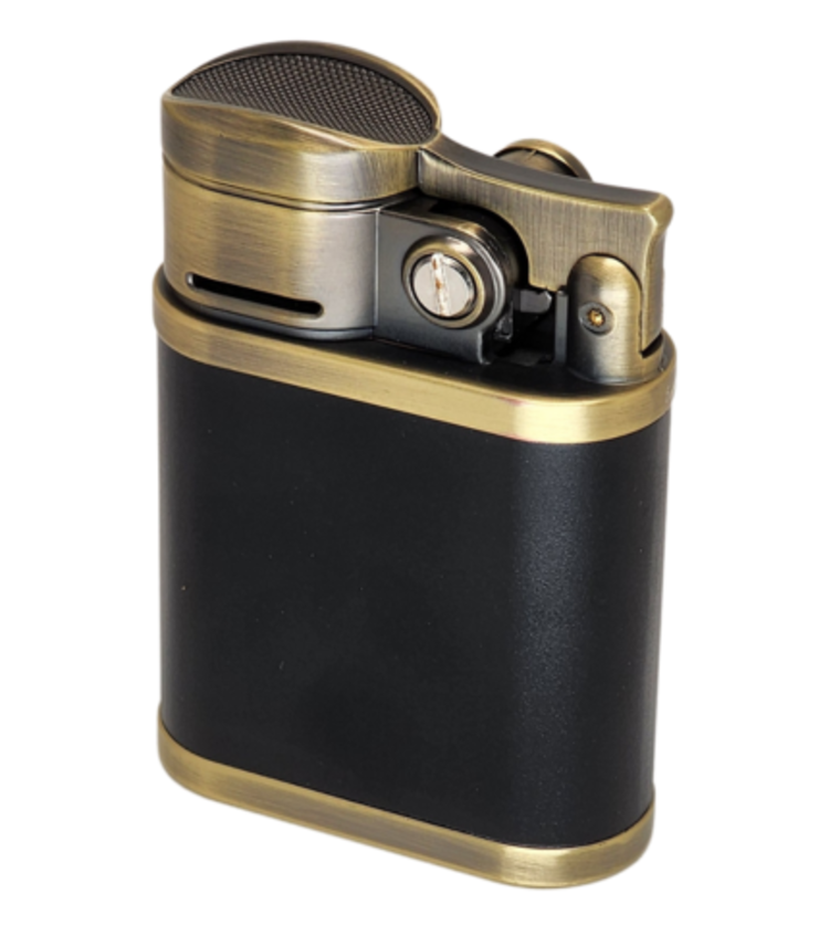 Lotus Lotus Winston - Quad Torch - Table Lighter - Black and Brass