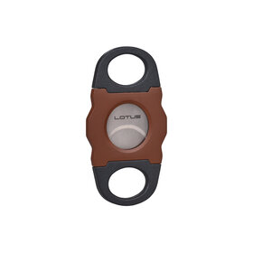Lotus Lotus Marathon Man - Double Blade Cigar Cutter - Brown