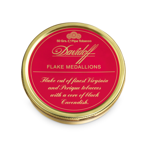 Davidoff Flake Medallion Mixture pipe tobacco, a coin-cut flake