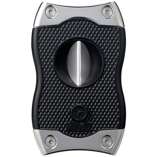 Colibri Colibri SV-CUT (2 in 1) Cigar Cutter - Black and Chrome