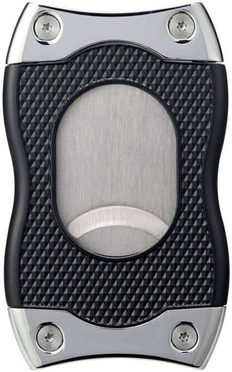 Colibri Colibri SV-CUT (2 in 1) Cigar Cutter - Black and Chrome