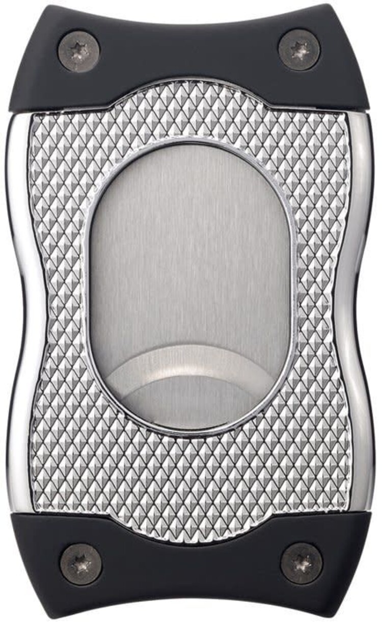 Colibri Colibri SV-CUT (2 in 1) Cigar Cutter - Chrome and Black