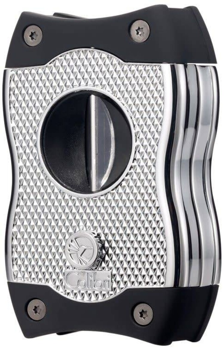 Colibri Colibri SV-CUT (2 in 1) Cigar Cutter - Chrome and Black