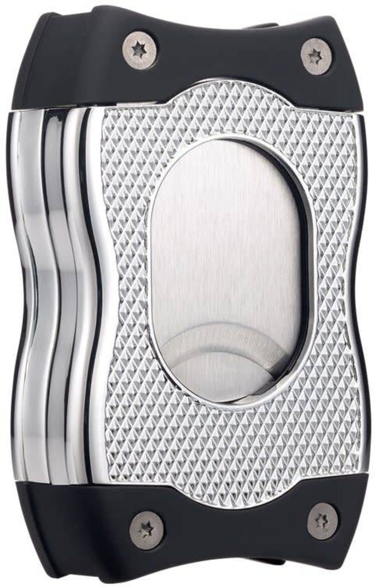 Colibri Colibri SV-CUT (2 in 1) Cigar Cutter - Chrome and Black