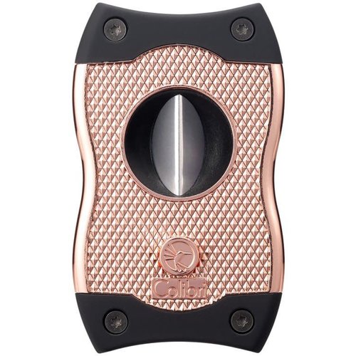 Colibri Colibri SV-CUT (2 in 1) Cigar Cutter - Rose and Black