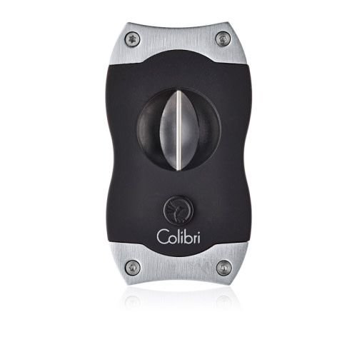 Colibri Colibri V-CUT Cigar Cutter - Black and Chrome Colibri Colibri V-CUT Cigar Cutter - Black and Chrome