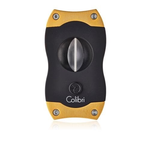 Colibri Colibri V-CUT Cigar Cutter - Black and Gold