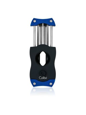 Colibri Colibri V-CUT Cigar Cutter - Black and Blue