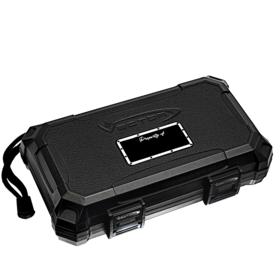 Vector Vector Travel Humidor - Holds 5 - Black