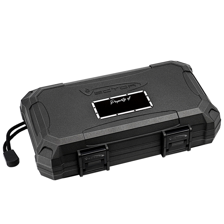 Vector Vector Travel Humidor - Holds 5 - Gray