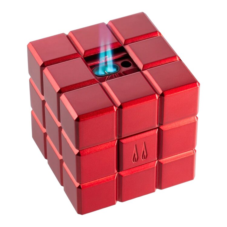 Colibri Colibri Heritage Cube Table Lighter - Red