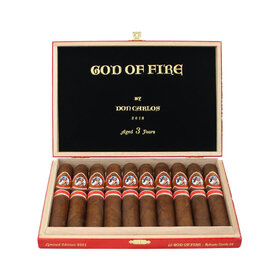 God of Fire God of Fire by Don Carlos Robusto Gordo 54 - Box 10