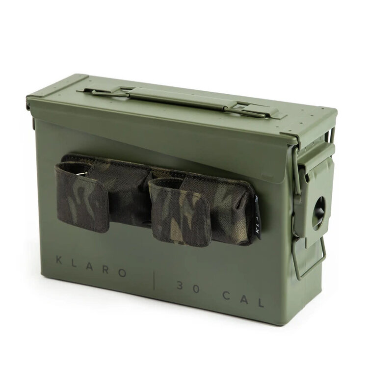 Klaro Humidors Klaro Humidors - The Smoke Box Green 30 cal Humidor - Holds 15-30 cigars