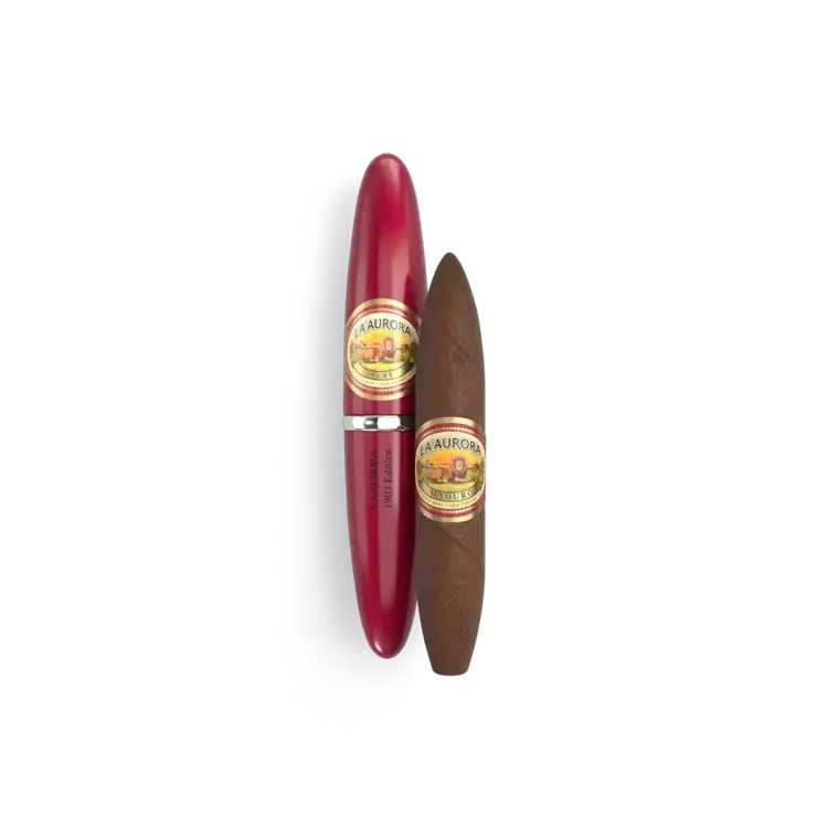 La Aurora La Aurora Preferido Double Figurado Tubo Ruby - single