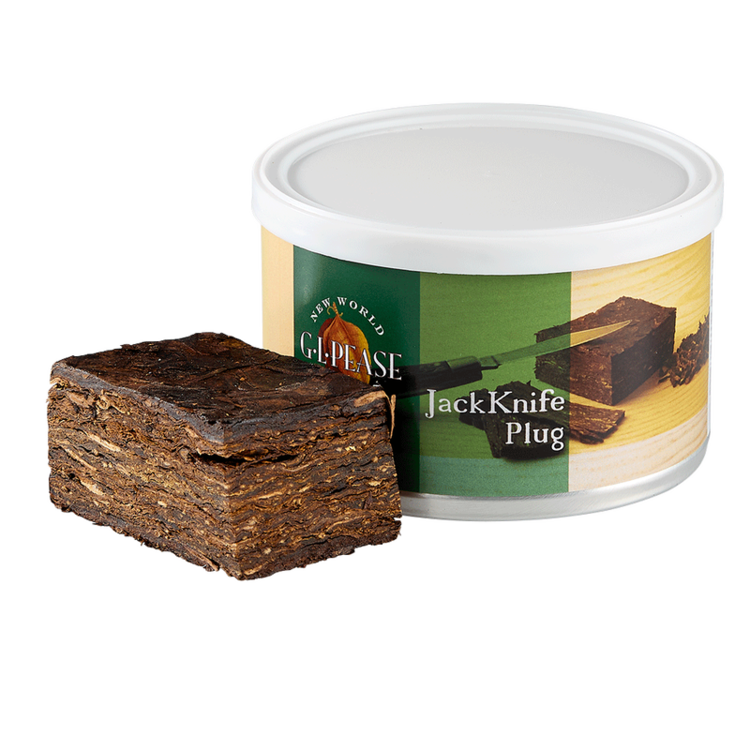 G.L. Pease Pipe Tobacco G. L. Pease Pipe Tobacco - JackKnife Plug 2 oz.