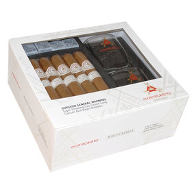 Montecristo Cigars Montecristo White Toro and Whiskey Glass - 5 pack