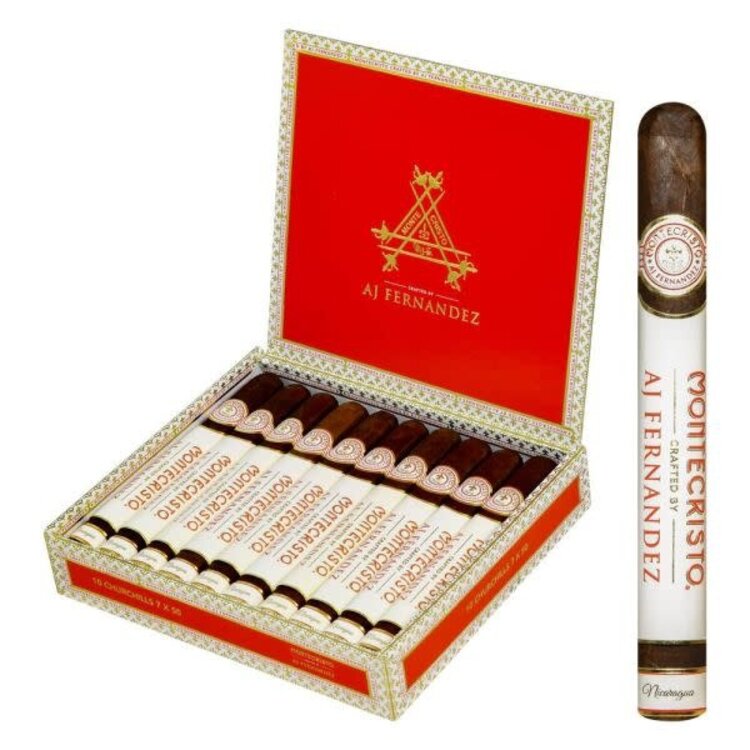 Montecristo Cigars Montecristo Crafted By AJ Fernandez - Churchill - Box 10