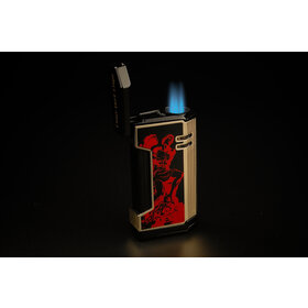 Prometheus Accessories Prometheus 2024 God of Fire Lighter Magma X - Red on Black Lacquer