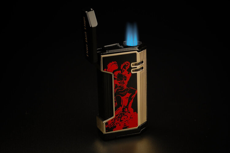Prometheus Accessories Prometheus 2024 God of Fire Lighter Magma X - Red on Black Lacquer