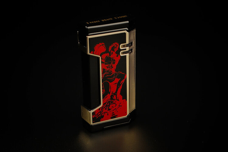 Prometheus Accessories Prometheus 2024 God of Fire Lighter Magma X - Red on Black Lacquer