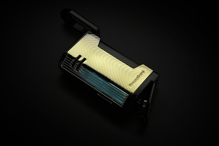 Prometheus Accessories Prometheus 2024 God of Fire Lighter Magma X - Gold on Black Lacquer