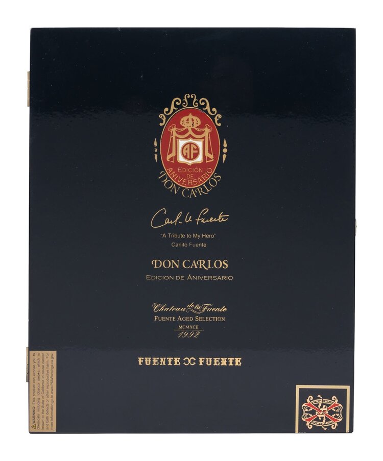 Arturo Fuente Don Carlos Don Carlos Edicion de Aniversario Double Robusto Tubo - Box 8