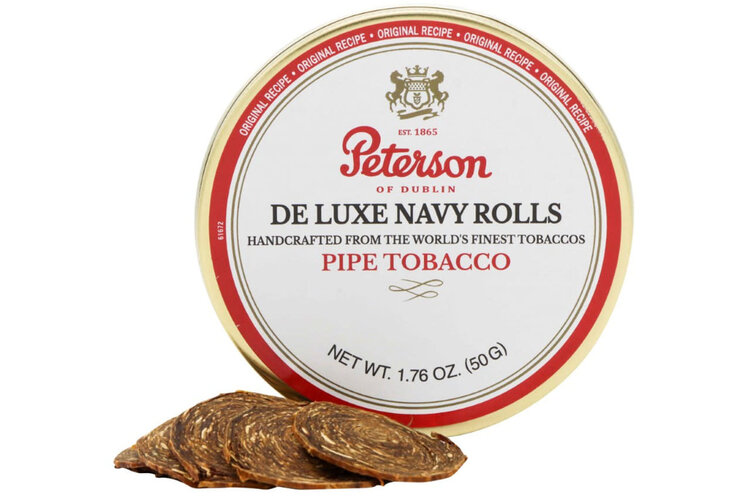 Peterson Pipe Tobacco Peterson Pipe Tobacco - De Luxe Navy Rolls 50g