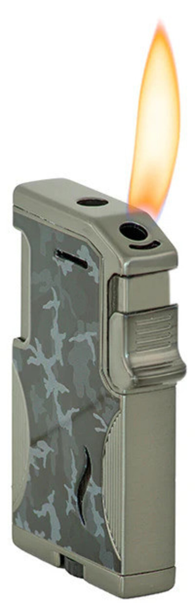 SMKN SMKN DoS Lighter - Soft Flame & Jet Flame - Black Camo & Dark Chrome