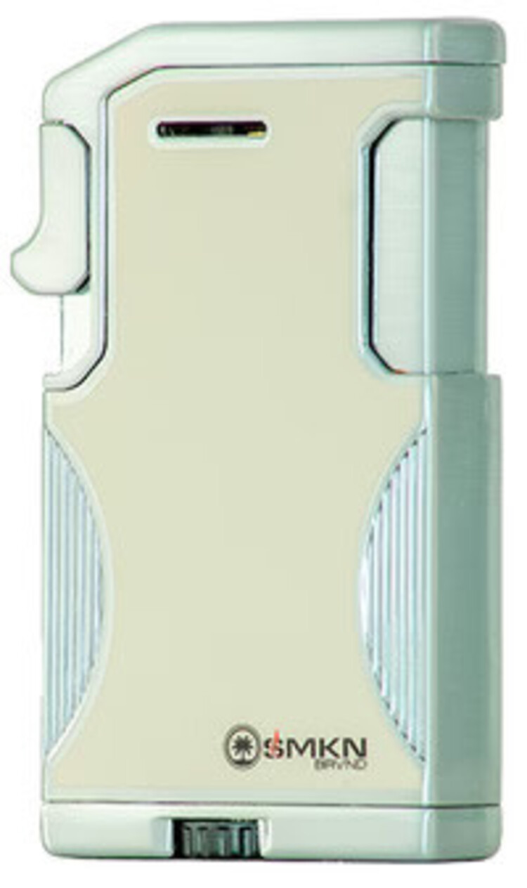SMKN SMKN DoS Lighter - Soft Flame & Jet Flame - Champagne & Chrome Finish