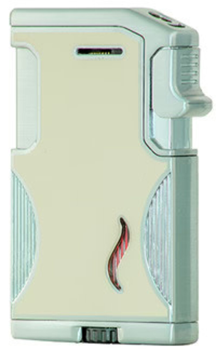 SMKN SMKN DoS Lighter - Soft Flame & Jet Flame - Champagne & Chrome Finish