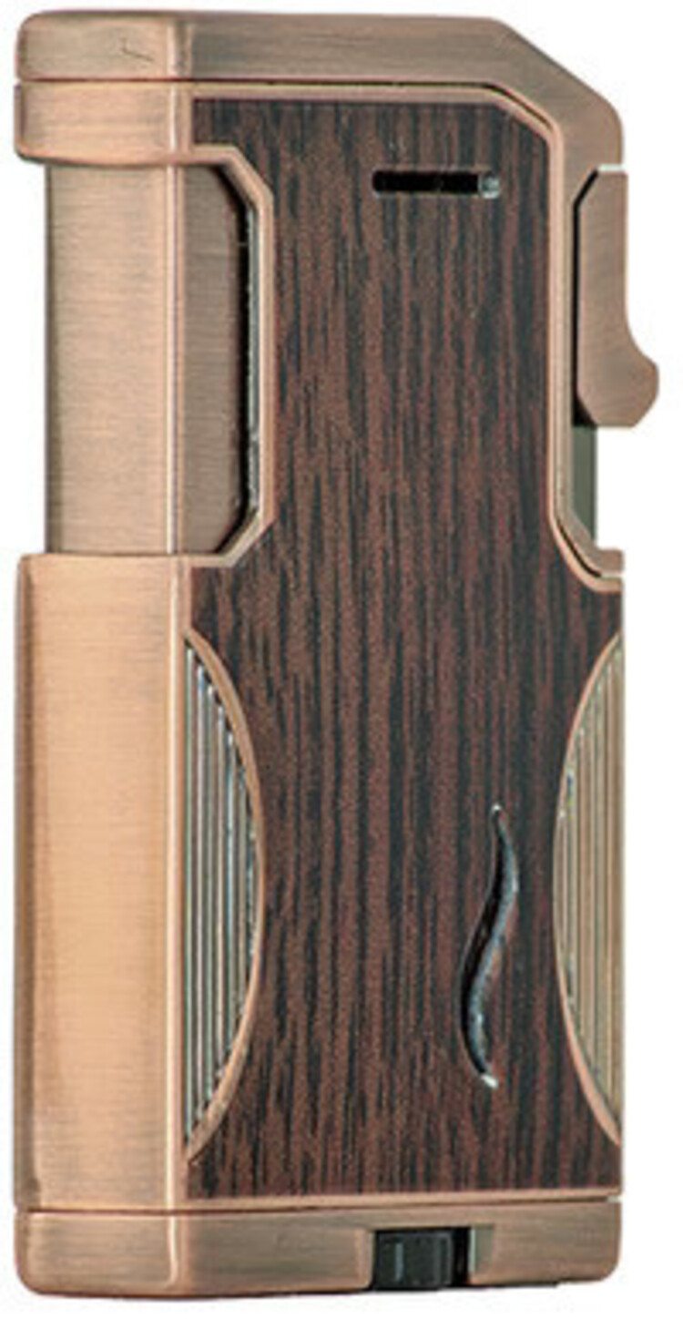 SMKN SMKN DoS Lighter - Soft Flame & Jet Flame - Copper & Wood Finish