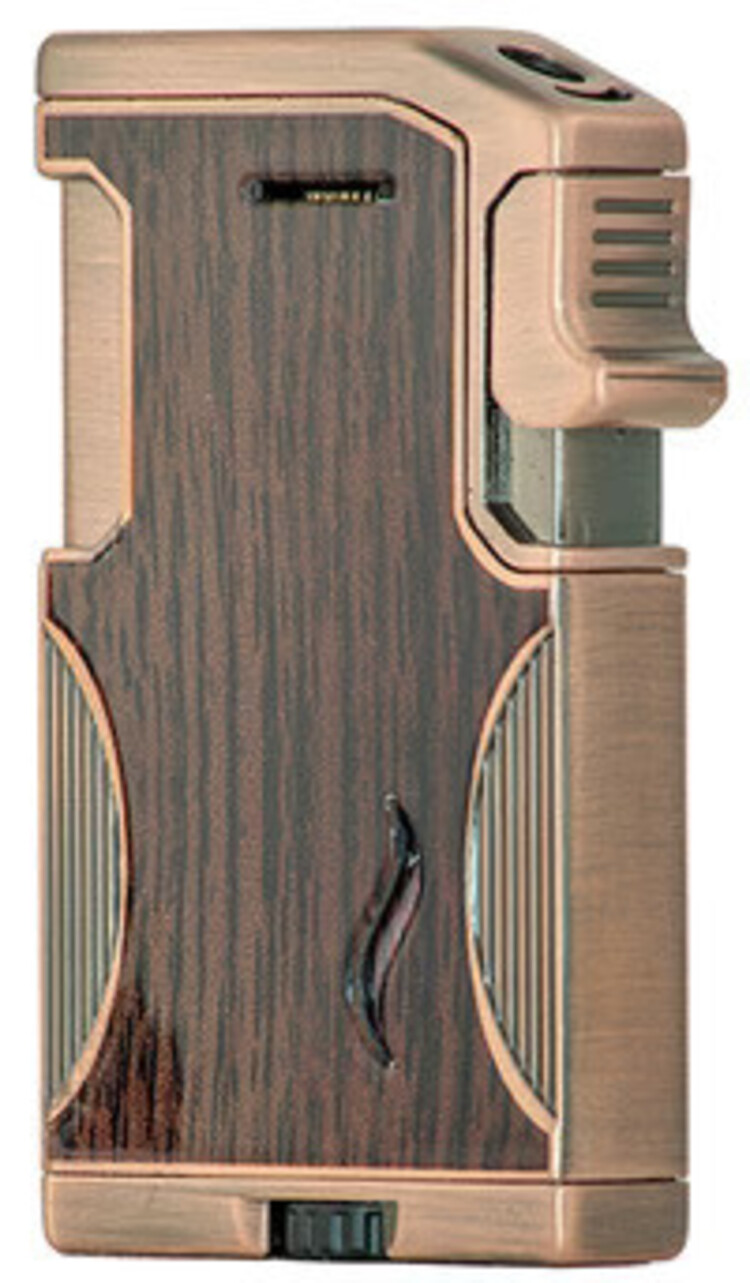 SMKN SMKN DoS Lighter - Soft Flame & Jet Flame - Copper & Wood Finish