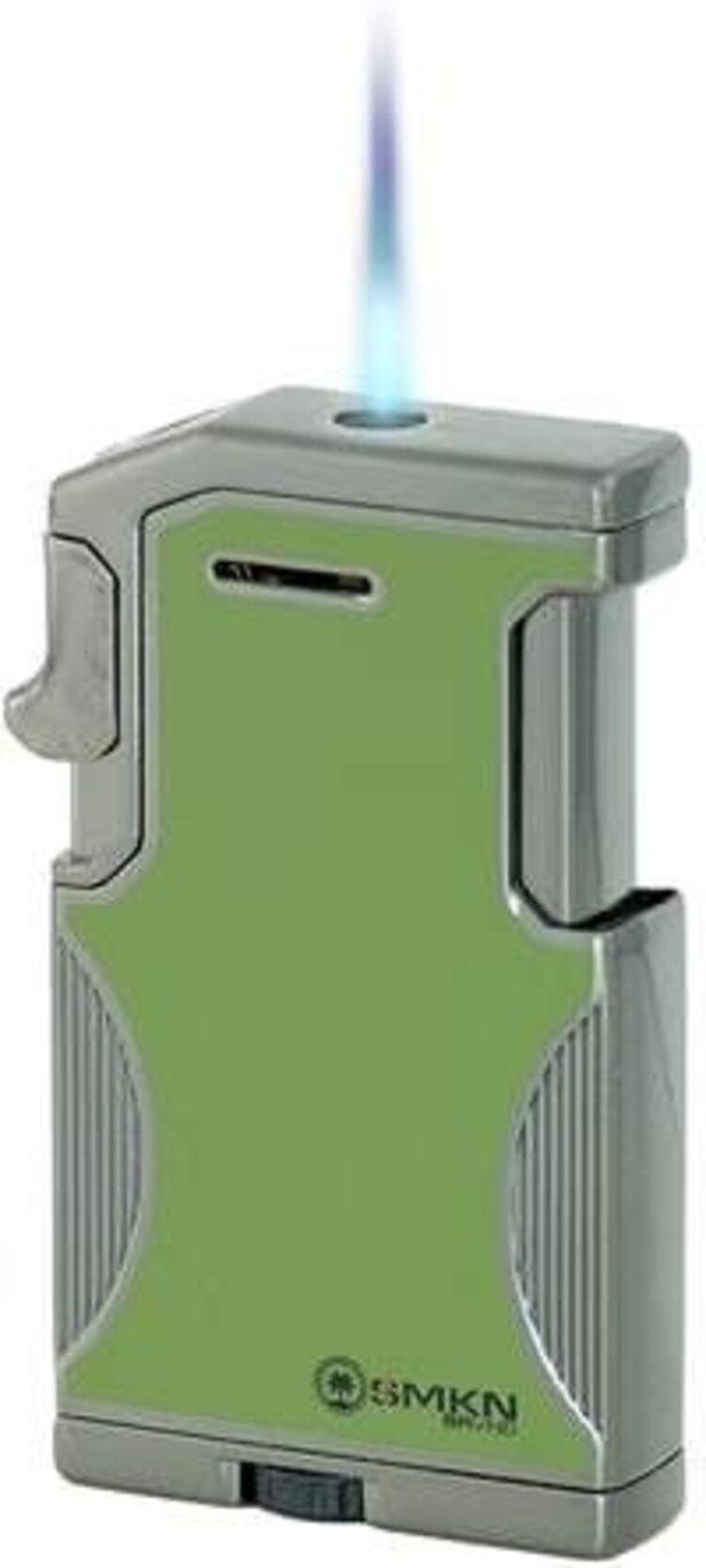 SMKN SMKN DoS Lighter - Soft Flame & Jet Flame - Olive Green & Black Chrome