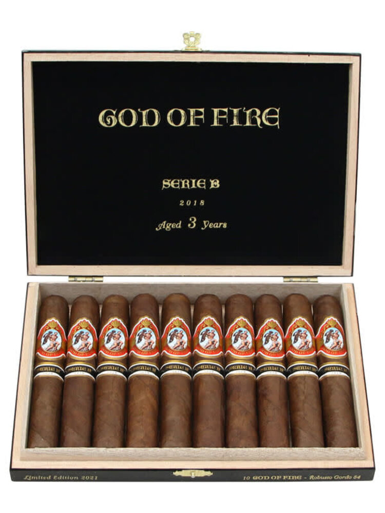 God of Fire God of Fire Serie B Robusto Gordo 54 - Box 10