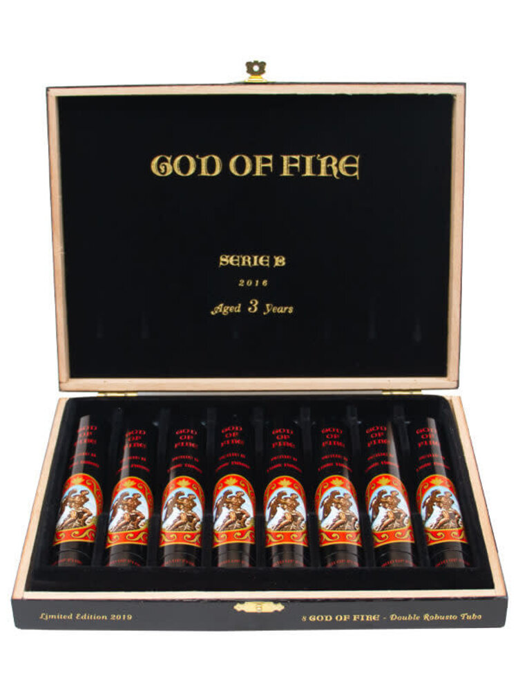 God of Fire God of Fire Serie B Double Robusto Tubo - single