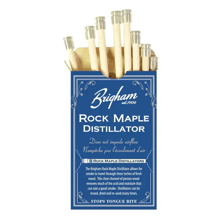 Brigham Pipes Brigham Rock Maple Distillators - 8pk