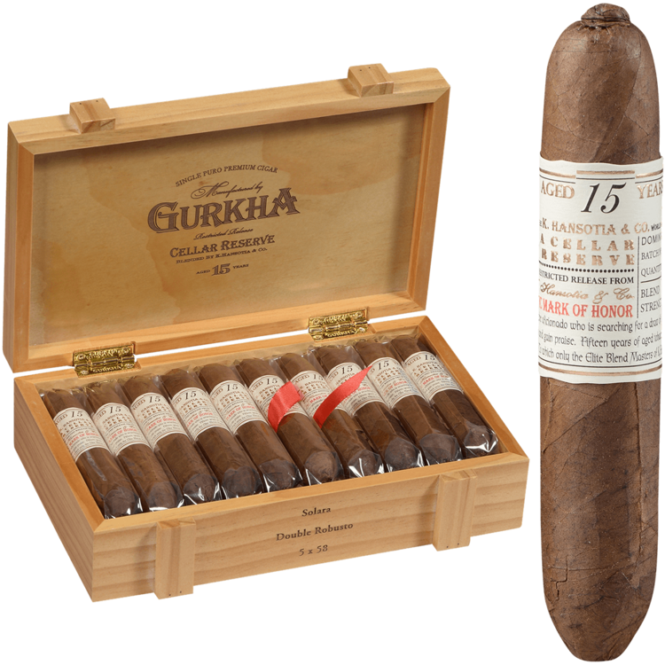 Gurkha Cigars Gurkha Cellar Reserve 15 YR - Solara - Box 20