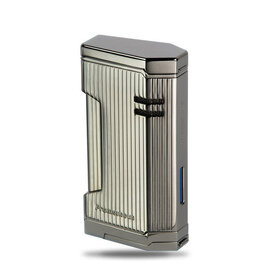Prometheus Accessories Prometheus Magma X Lighter - Gunmetal Vertical Lines