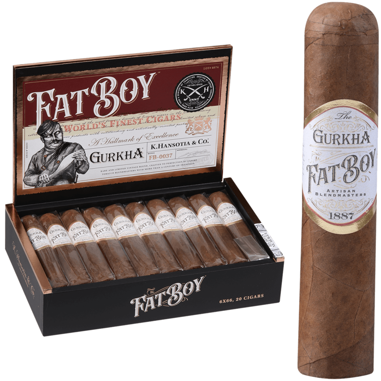 Gurkha Cigars Gurkha Fat Boy Habano 6x66 - Box 20
